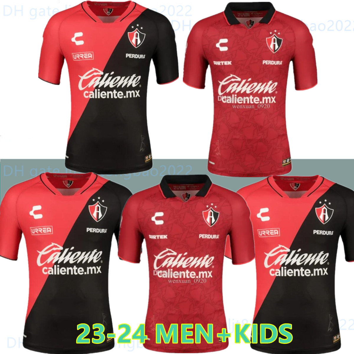 

liga mx 23 24 Atlas FC soccer jerseys Commorative Kit home 2023 2024 winning special edition Julian Quinones Jeremy Marquez Gonzalo Maroni football shirts Men S-3XL, 23-24 home