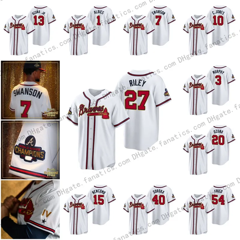 

Custom 13 Ronald Acuna Jr. Matt Olson 2022 Jerseys 7 Dansby Swanson Jorge Soler Deion Sanders 27 Austin Riley 1 Ozzie Albies bRavee Jones Cu, As shown
