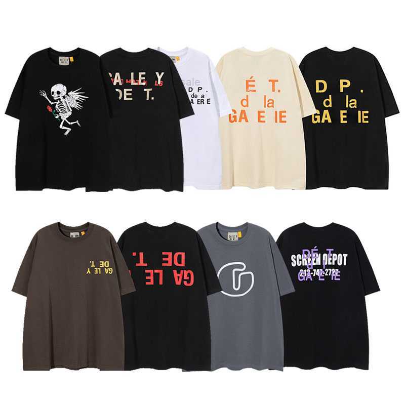 

Galleries Tee T shirts Mens T-Shirt Designer Fashion short sleeves letter print Cottons Crew Street Tees Luxurys Women leisure Tops Clothing Size S-XL GD