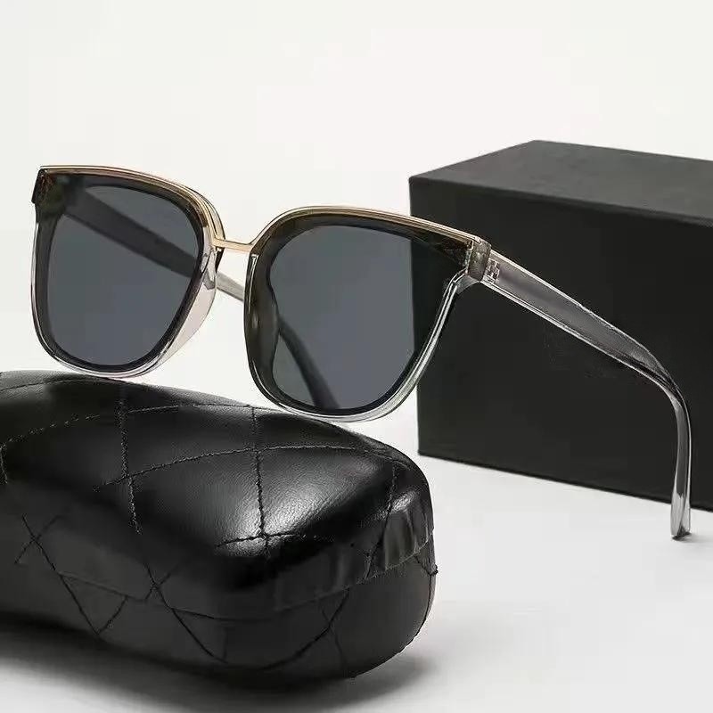 

Luxury Brand Quality Designer Sun Square glass UV400 lens Unisex With box