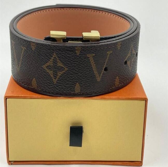 

Men's Designer Belts Classic Fashion Printed Belts Plaid Belts Men's Casual Letter Slip Buckle Women's Jeans Belts Louis Vuitton LV louise vutton viuton