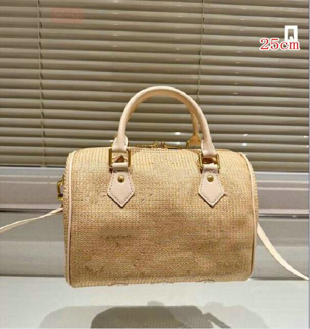 

Luxury Designer Bag Straw Summer women's mens weave Beach bags hollow out handbag clutch tote crossbody travel fashion handbags Shoulder Bag jichu, A7