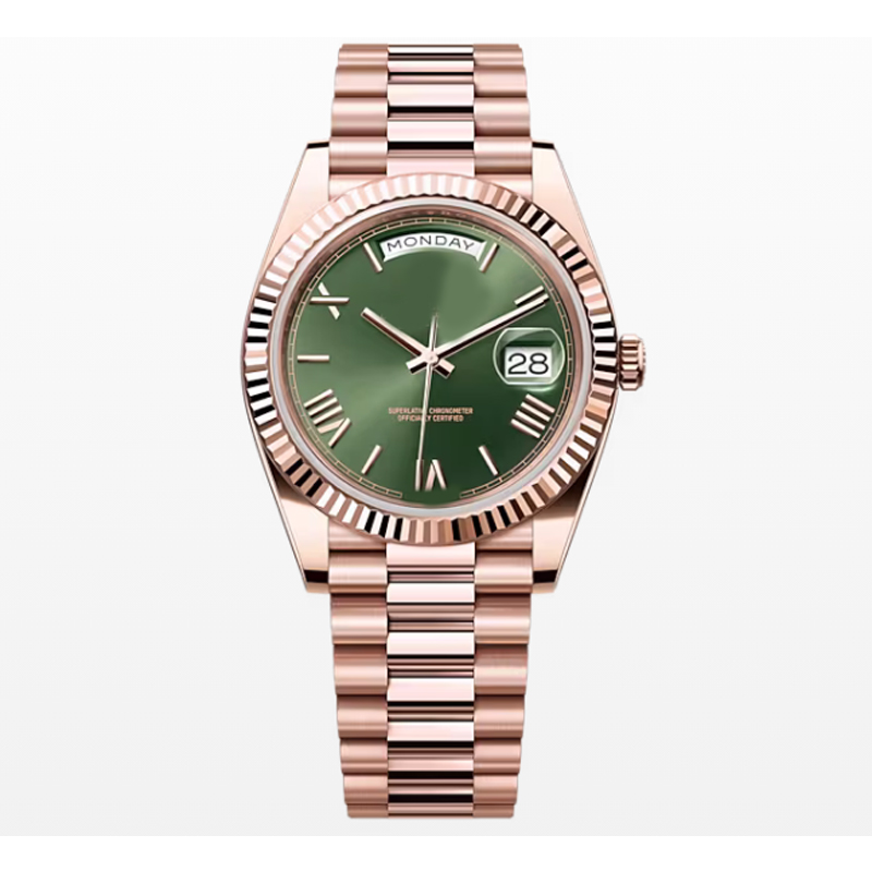 mens watch day DATE automatic caijiamin 40mm 904L stainless steel strap sapphire With diamond hidden folding buckle 36mm watches waterproof Dhgat-image-879310631
