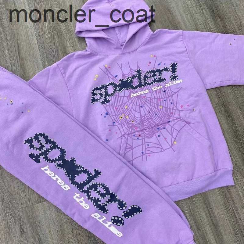 

Men's Hoodies Sweatshirts Men's Hoodies Sweatshirts Purple Sp5der 555555 2023ss Pullover Men Women Young Thug Spider Web Star Letter Hoodies3y1k, 27
