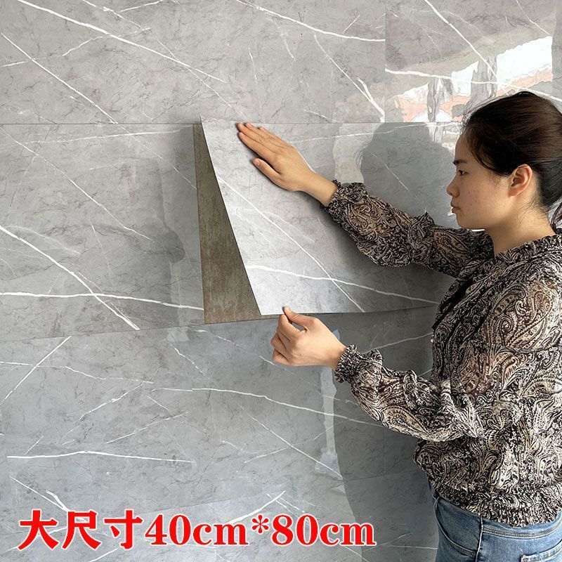 

Wall Stickers Wall Sticker Thick Self Adhesive Tiles Floor Stickers Marble Bathroom Ground waterproof Wallpapers PVC Bedroom Furniture Room 221008