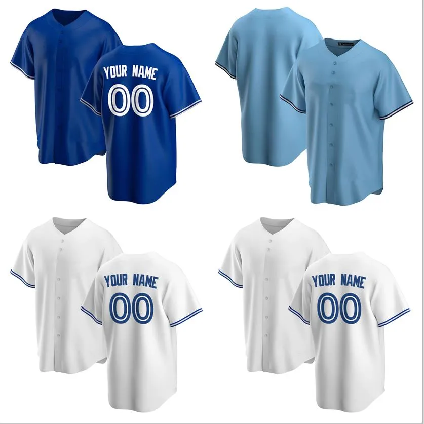 

Vladimir Guerrero Jr. custom baseball jersey printing Team Name Number Men Women Youth Jerseys Royal, Black