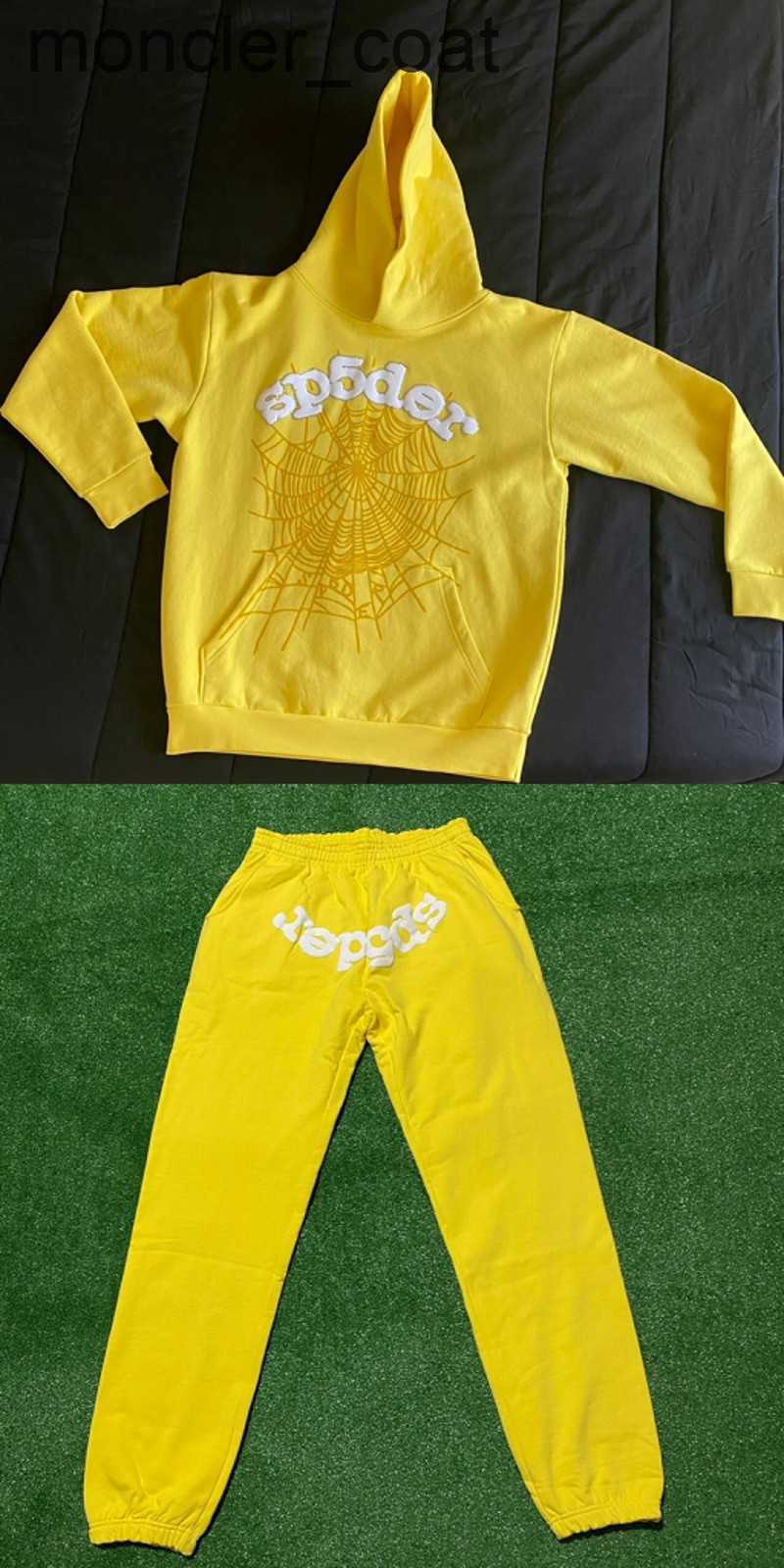 

Mens Hoodies Sweatshirts Mens Hoodies Sweatshirts Young Thug Pullover Yellow Sp5der 555555 Hooded Pants Sets Men Women White 3d Foam Printing Spider Webzp8z, 19