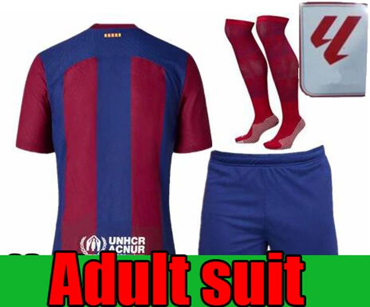 

4XL Adult suit 23 24 LEWANDOWSKI soccer jersey GAVI camiseta de futbol PEDRI FERRAN baRCElONas 2023 2024 FC ANSU BARCA RAPHINHA football shirt men kit sets equipments, Fiorentina 23 24 home short pants