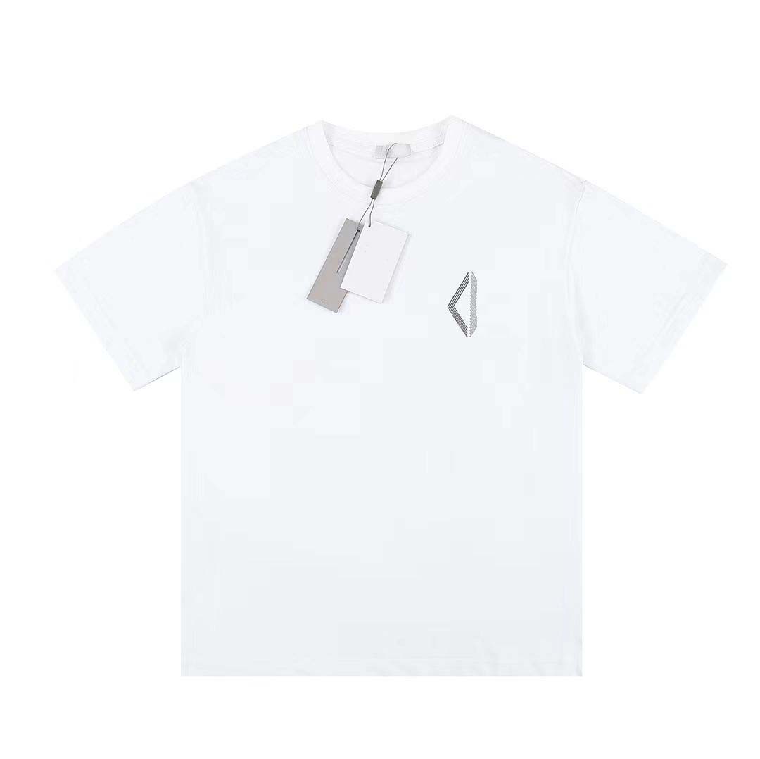 

Fashion Men Cotton T-Shirt Summer Breathable Short Sleeve Tops Tee For Male, White