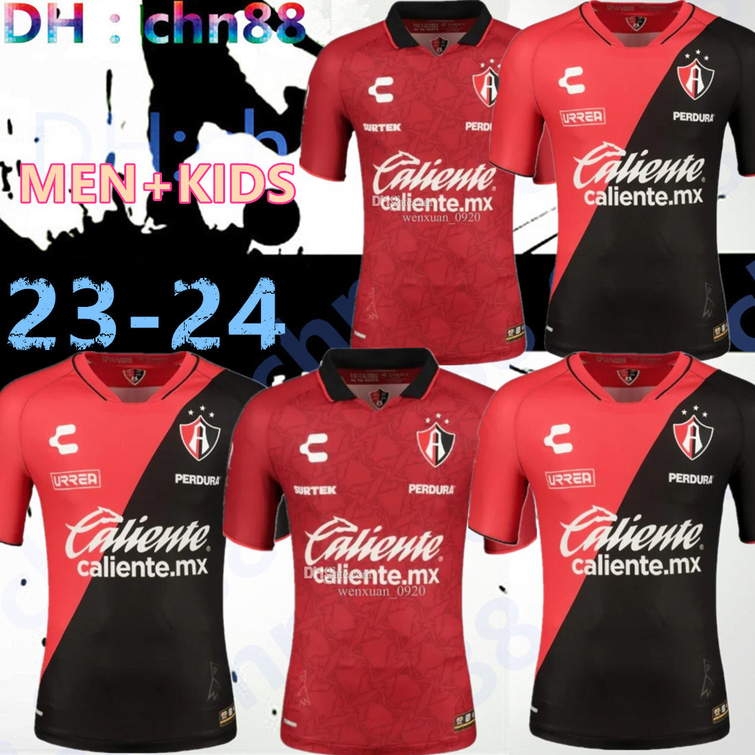 

2023 2024 Atlas fc soccer jerseys 23 24 three stars version Furch Quinones Reyes J.TORRES M.NERVO home away 3rd special commemorative edition third football shirt, 23-24 away