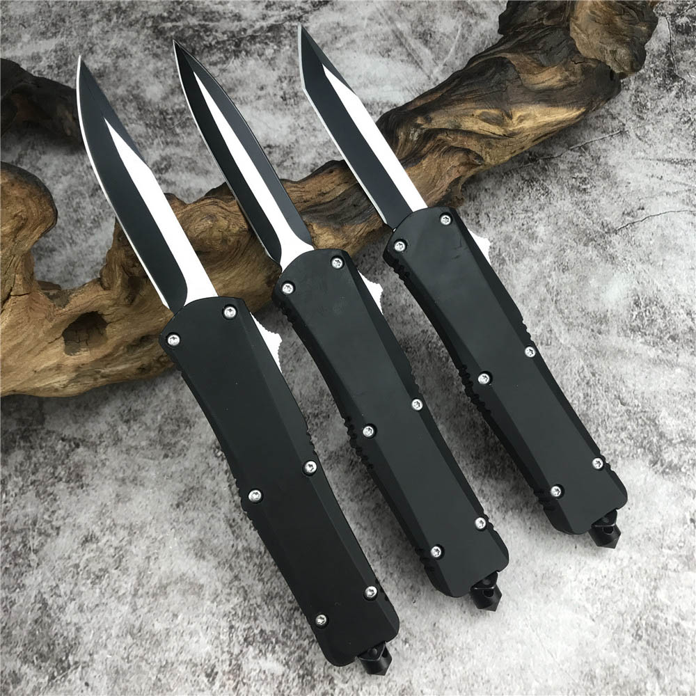 

AUTO Fast Opening Mini A07 Pocket Knife 440C Blade Zinc Alloy Handle EDC Tactical Survival Knife Folding Knifes MT BM 4600 3300 9400