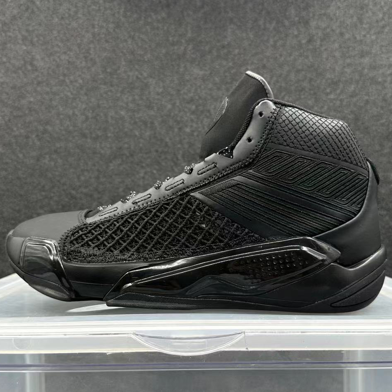 

Jumpmen 38 Prom Night Blackout Flight Men Basketball Shoes 2023 38s Bred Black White Pink Red Fundamental Outdoor Sports Sneakers Shoe Size US7-US12, As photo 8