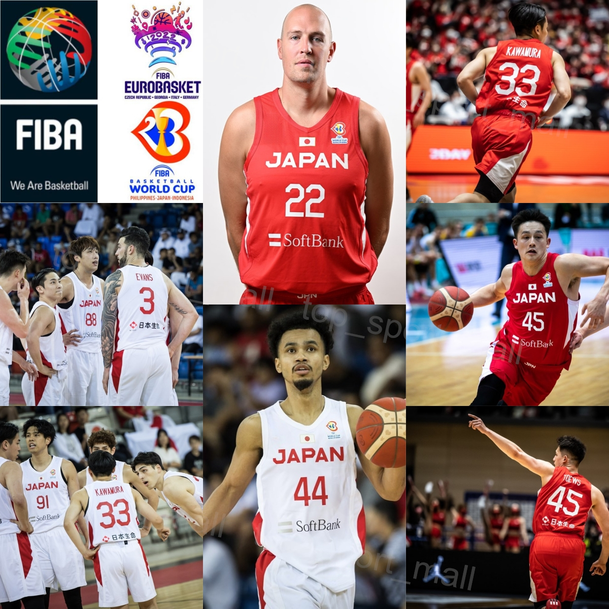 

Print 2023 World Cup Japan Basketball Jerseys National Team 24 Joshua HAWKINSON 16 Ren KANECHIKA 19 Yudai NISHIDA 33 Yuki KAWAMURA 12 Yuta Watanabe 8 Rui Hachimura, With patch
