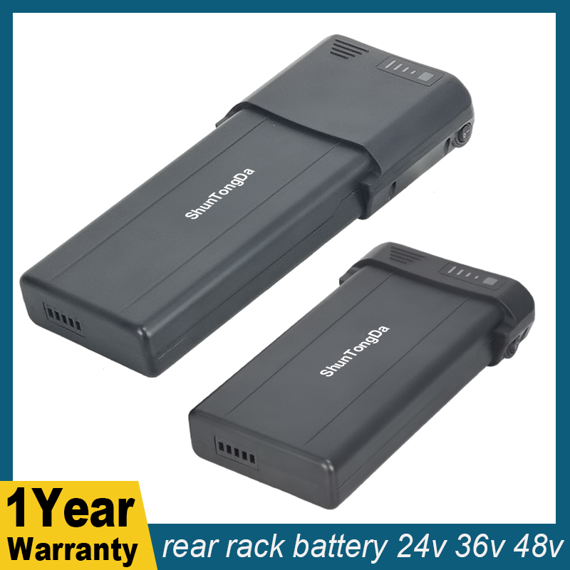 

Rear rack Battery 24V 36V 10.4ah 12.8ah City Electric Bike Batteries 48V 7.8ah 9.6ah for Mountain bike battery pack