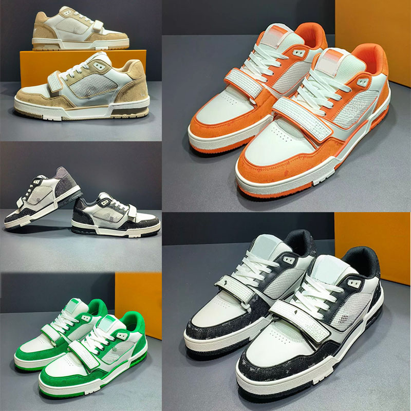 

Italian designer Mens women denim Genuine leather sports Casual shoes designer basketball inspired sneakers Ladies Low help two tone chic sneaker uomo scarpe marca