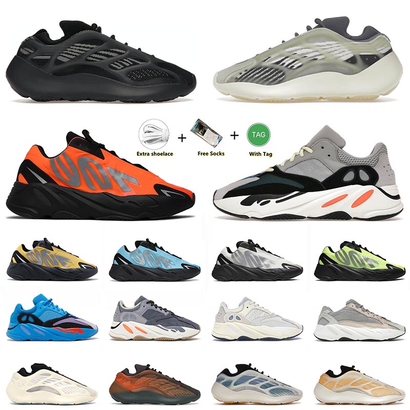 

OG 700 v2 v3 Kanye Running Shoes Alvah Fade Carbon Salt Yezzy 700s for Men Women Kyanite Cloud White Hi-Res Blue Red Cream Athletic Trainers Runners, B36 orange 36-45