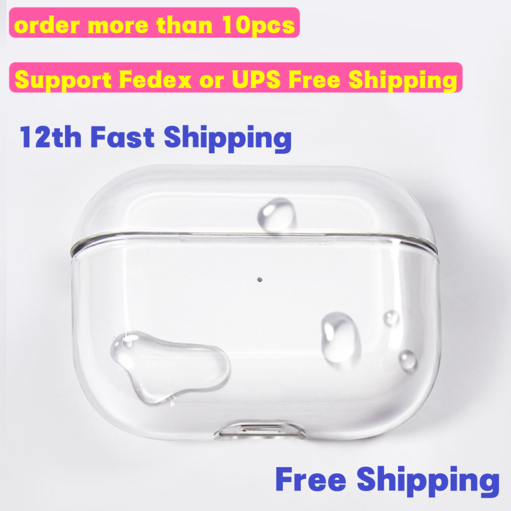 

For Airpods Pro Headphone Accessories New Protective Cover Apple Airpod 2 3 Gen Bluetooth Headset Set White PC Hard Shell Earphones Protecter