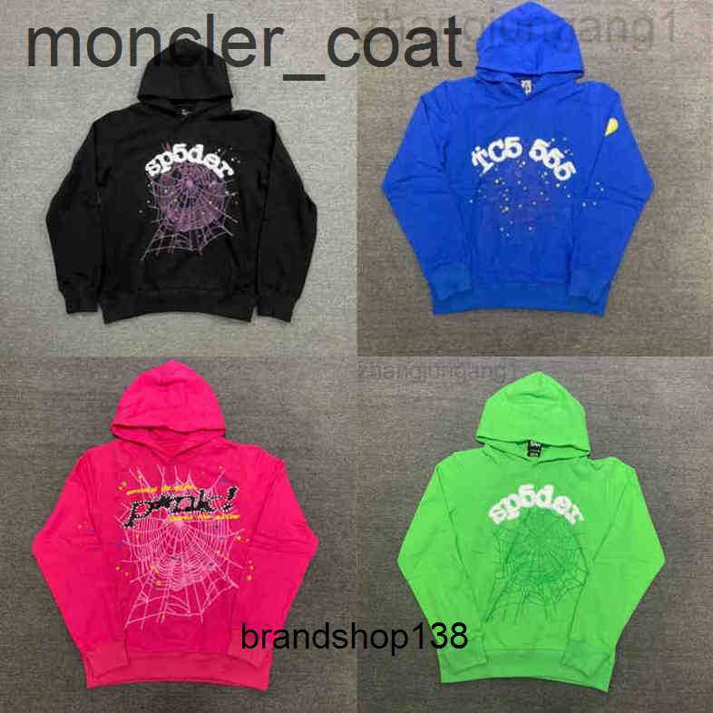 

Mens Hoodies Sweatshirts 22sss 555 Designer Hip Hop Kanyes Style Sp5der Hoodie Spider Jumper European and American Hiphop Singers with the Same Paragrapxsio, Sapphire blue