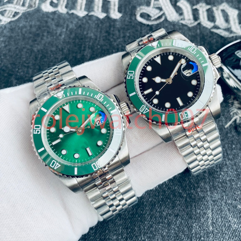 

ROLEj mens watch diving 40mm automatic 2813 machine 904L stainless steel sapphire luminous waterproof Montre De Luxe DHgate watch submarine Watch jason 007 ST9