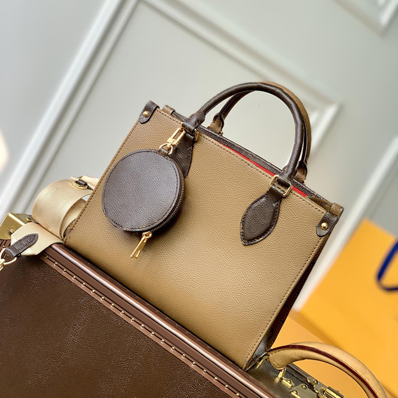 

Designer Handbag Genuine leather Tote bag 25CM Luxury Composite bag Delicate knockoff Crossbody bag With Box YL207, M46373