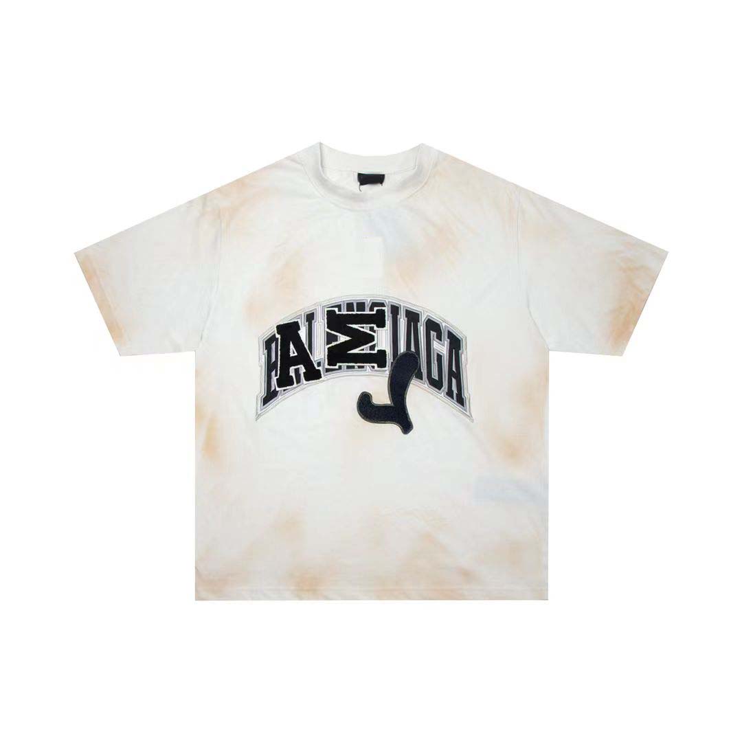 

Men's Heavyweight Crew Neck Short Sleeve Tee Breathable Summer Cotton Male T-shirts, Colorful