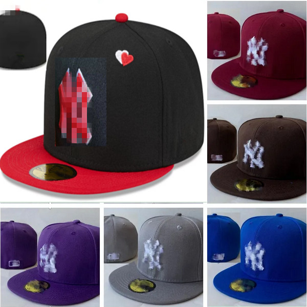 

Summer Baseball caps bone Men Brand High Quality Sports casual Yankees hiphop Outdoor Full Closed Fitted Hats