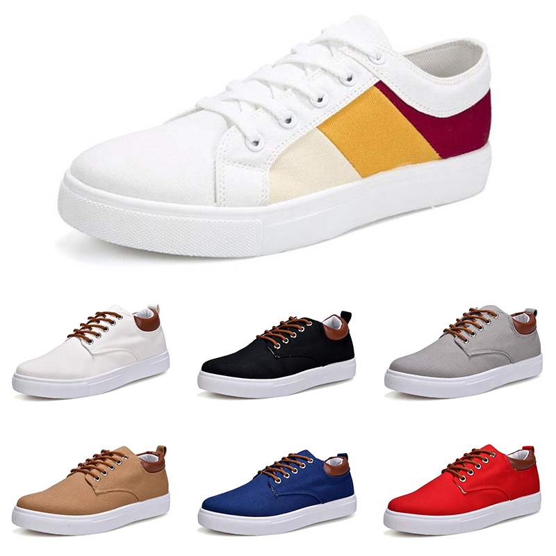

Casual Shoes Men Women Grey Fog White Black Red Grey Khaki mens trainers outdoor sports sneakers size 40-47 color17