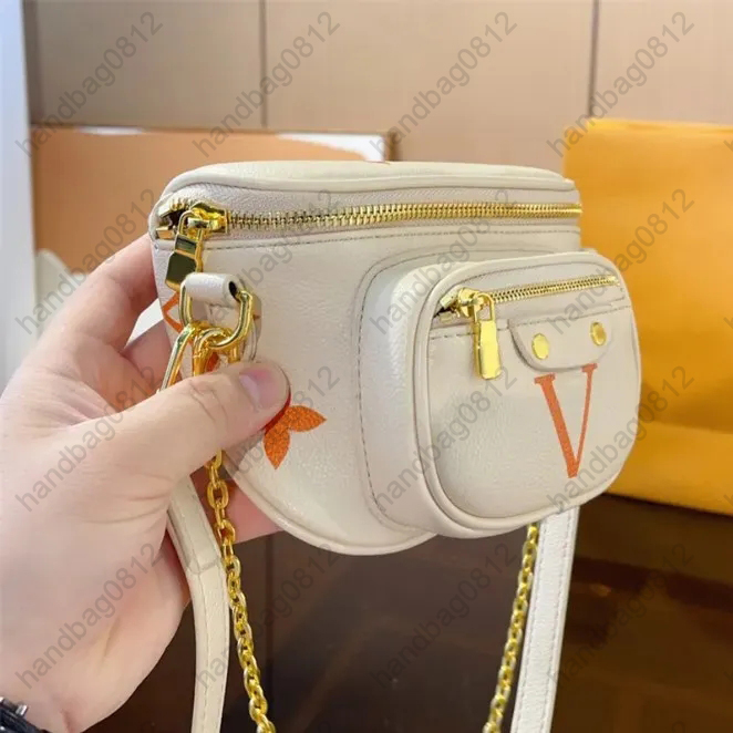 

Leather Classic Printed Crossbody Bag Stylish Embossment Summer Color Detachable Zipper shoulder Waist Pack 82208 Designer Bag Women's Stylish Mini Phone Bag, Customize