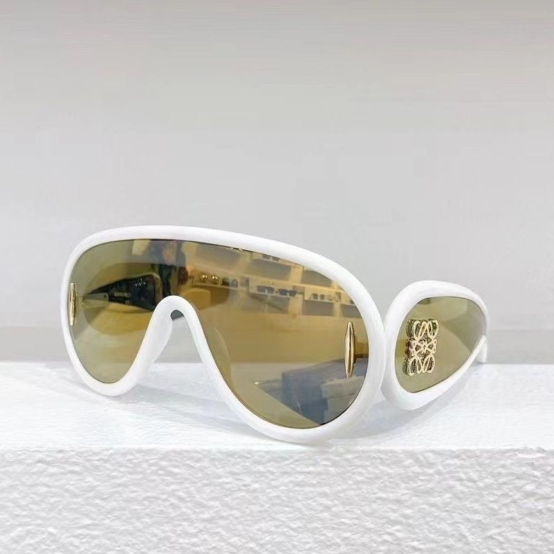 Sunglasses Designer Luxury 2023 Wave Mask For Men Women Outdoor Leisure Travel Sun Glasses Gold Letter Design Eyeglasses 9 colors fashion