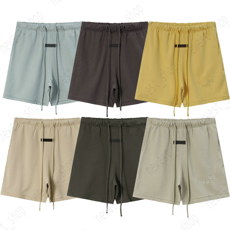 

summer Mens Plus size shorts designer classic drawstring 3D letter short Beach pants streetwear loose apricot khaki pants fashion casual street hip breeches
