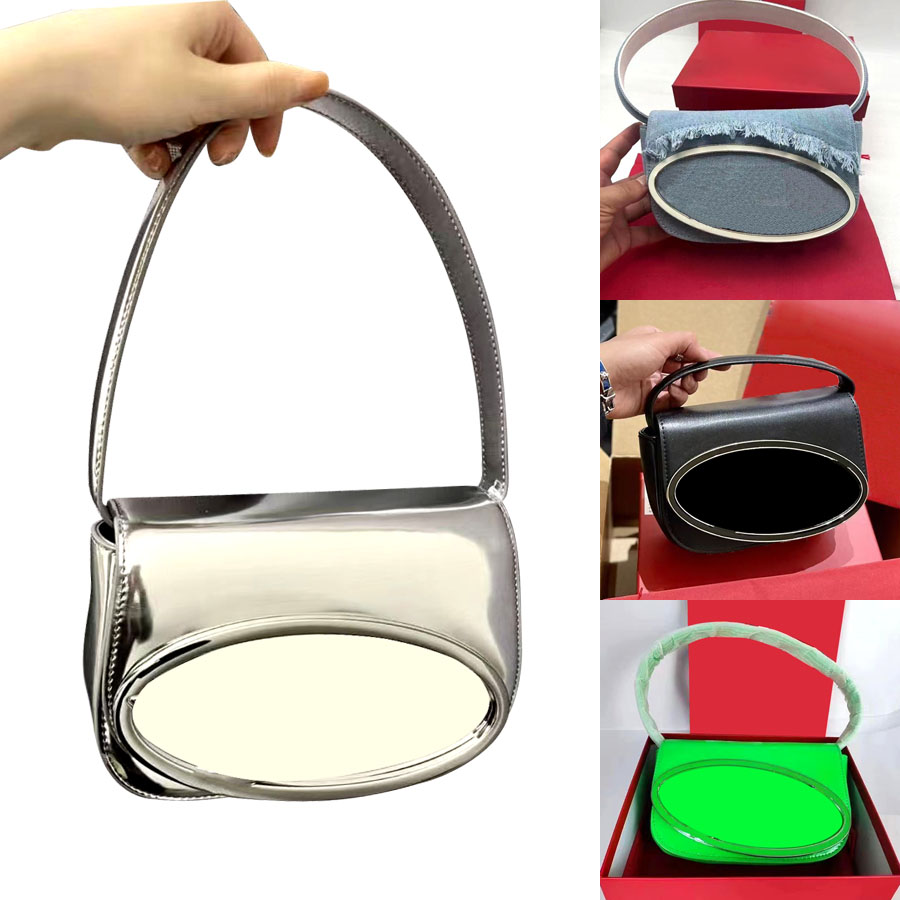 

Women Evening Bags Designer Diese Tote Bag Hobo Handbag 1DR Purse TOPDESIGNERS024 MARC 2023-NEW, #5 mirrored silver