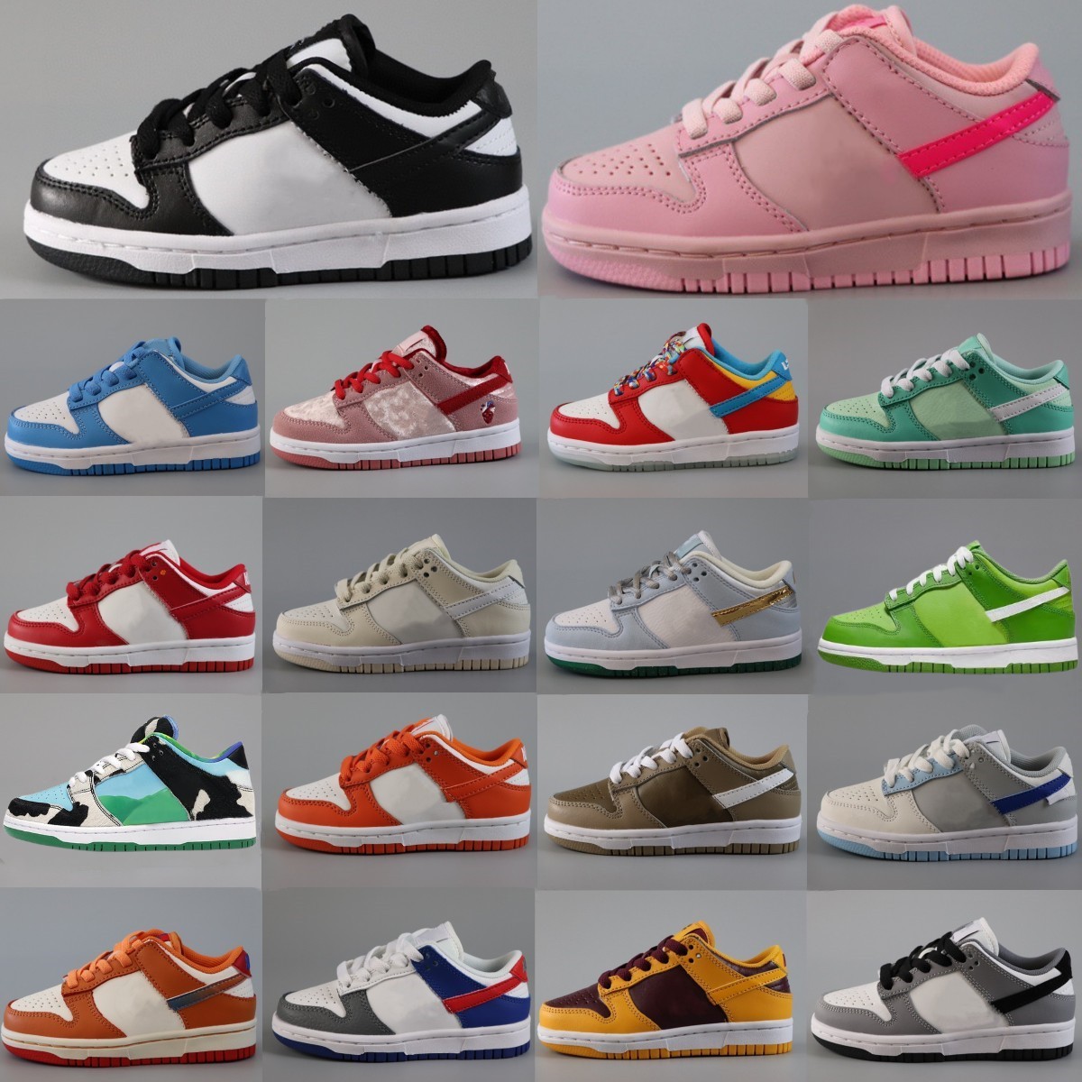 

Kids Designer Shoes Low Toddlers Sneakers Black White Panda Boys Children Running Trainers Youth Girls Kid Triple Pink Coast Shoe Chunky Green Chlorophyll Syracuse