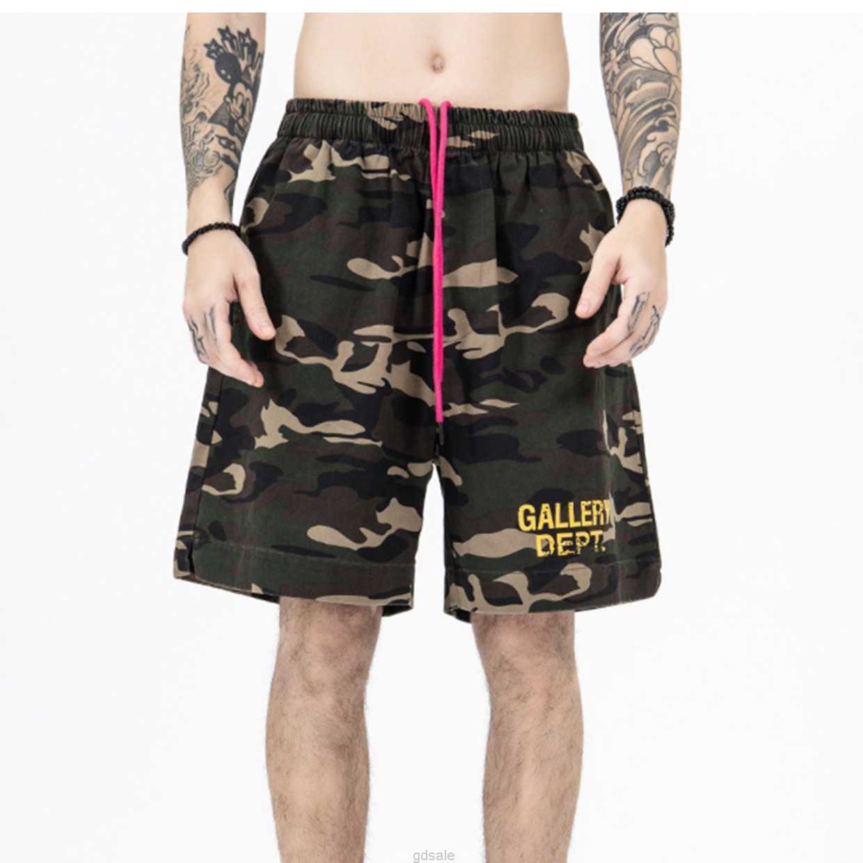 

Fashion Designer Clothing Summer Galleries casual Camo Men's Capris Trendy Beach Pants Rock shorts Couples Joggers Sportswear Hip hop Streetwear 2023 new, Green