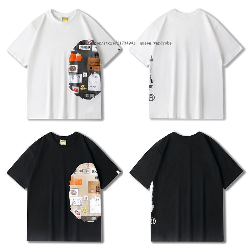 

Shark Tshirts Summer Mens Designer Shirt Shorts Oversized T Shirts For Men Designer Tshirt Men Clothes Designer Bathing Ape Tshirts Bathe ape T shirt -XXXL