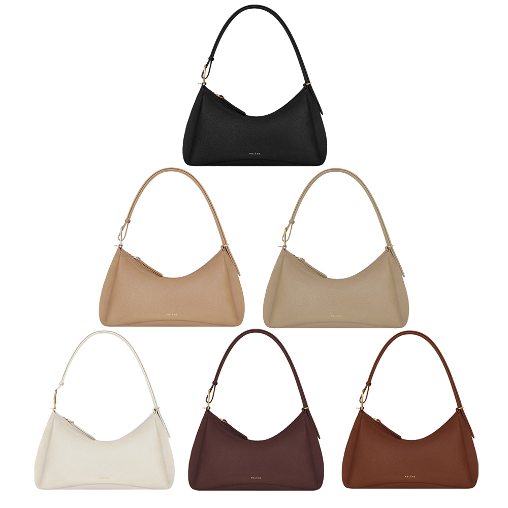 

Half moon Polene Numero dix hand bag leather fashion Shoulder Bags Cross Body Evening Purses travel Cross Body Clutch Bag luxurys Designer camera Totes Womens men gym, Brown