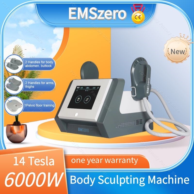 

2023 EMS Body Sculpt Muscle Stimulator HI-EMT 14 Tesla EMSzero High Intensity Electromagnetic Slimming Equipment