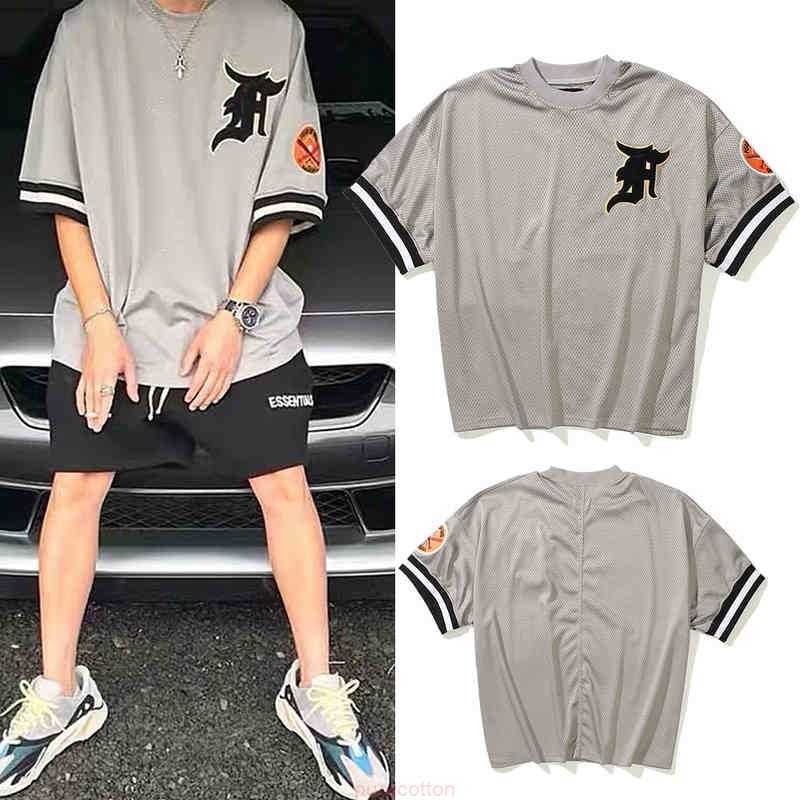 

ESS Season 5 Fog Mesh Fg Short Sleeve T-shirt, Gray