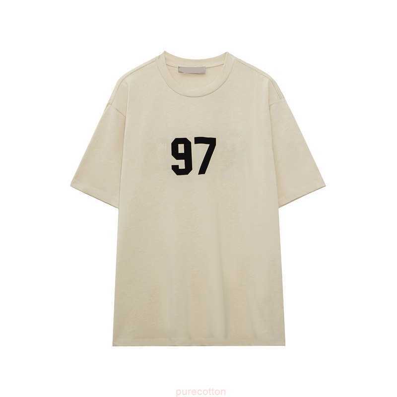 

FOG Egg Shell t shirt designer men shirt fashion mens tshirts crew neck breathable cotton clothes men shirts casual short sleeve mens designer clothing tshirts ESS XL