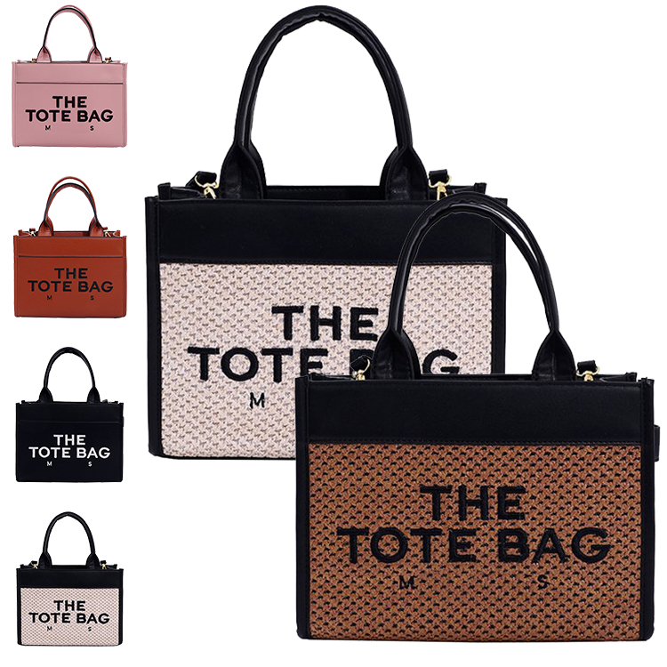 

Raffias PU Straw tote briefcase bag Mens designer square Cross body Shoulder bags Women weave cool weekend Beach Bags luxury clutch Large handbag shopping basket bag, White