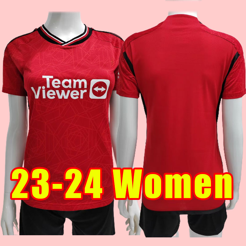 

Women 23 24 SANCHO soccer jerseys B.FERNANDES MAN RASHFORD football shirt 2023 2024 MARTINEZ FRED MALACIA ERIKSEN MANCHESTER Shaw uTd Girl home away third