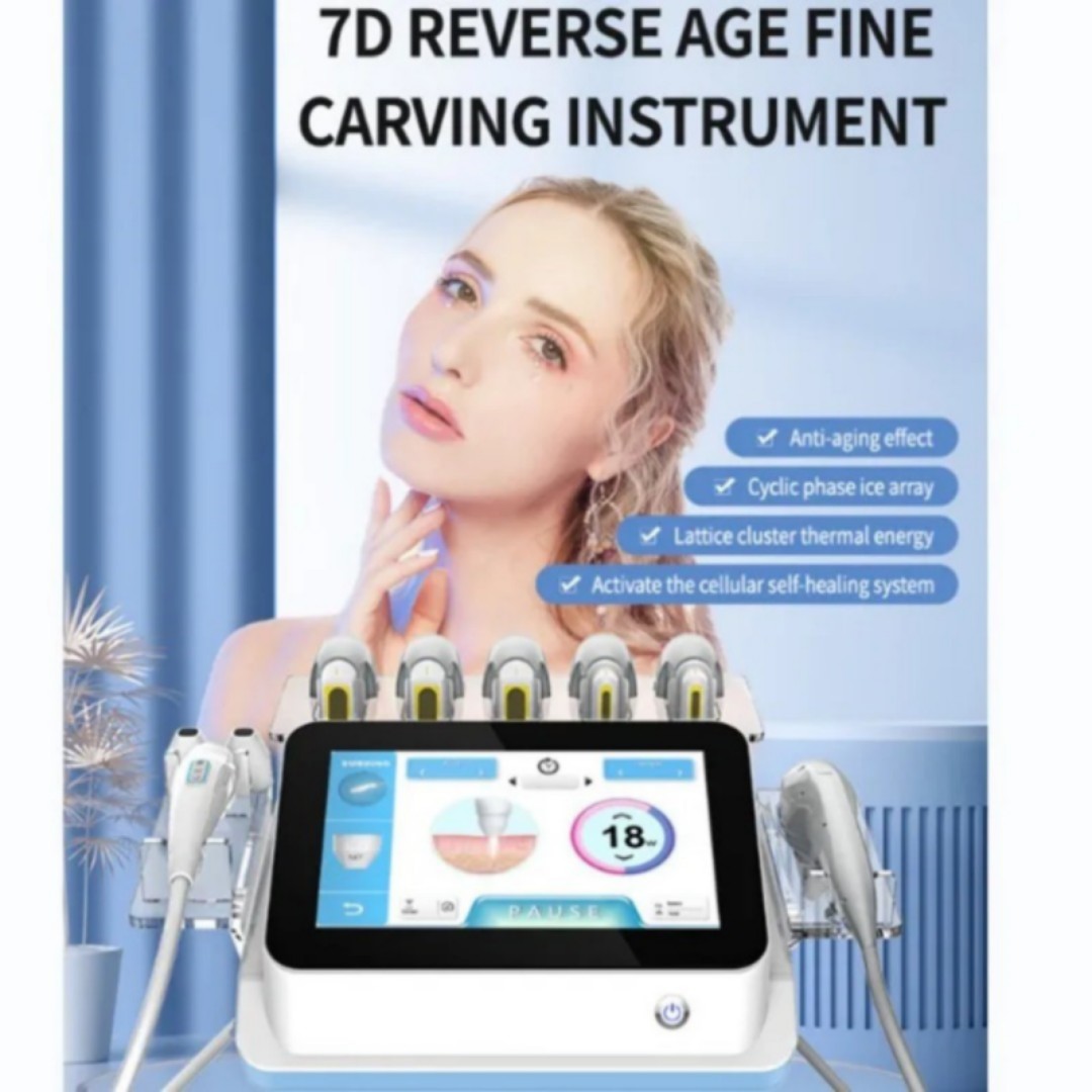 

2 in 1 7D HIFU Skin Tightening Machine Beauty Items RF Equipment Ultrasound Face Lifting Body Shaping other beauty equipment