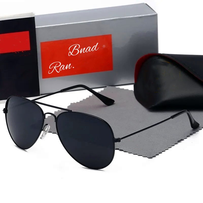 

Luxury Designer Polarized Sunglasses Men bens Women Pilot Sunglasses UV400 Eyewear Ray sun Glasses Frame Polaroid Lens With box