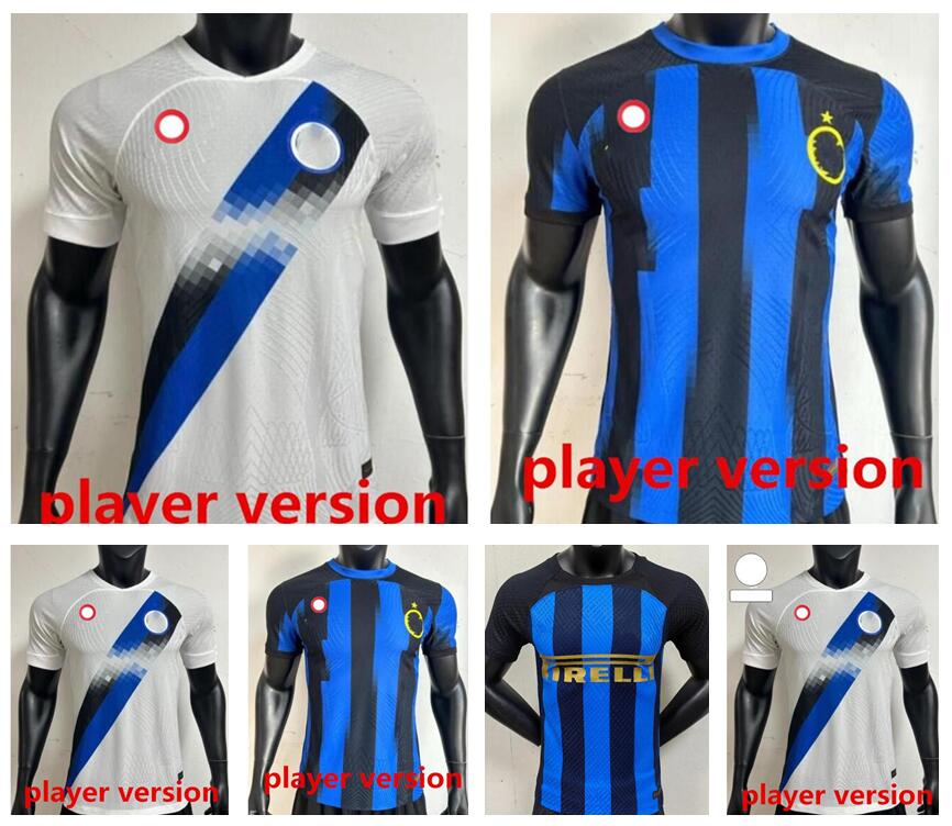 

2023 2024 LUKAKU soccer jersey BARELLA INTERS DZEKO MILANS LAUTARO VIDAL J. CORREA 23 24 football shirt CALHANOGLU GAGLIARDINI Men Yellow 3rd GOSENS Player version, 22/23