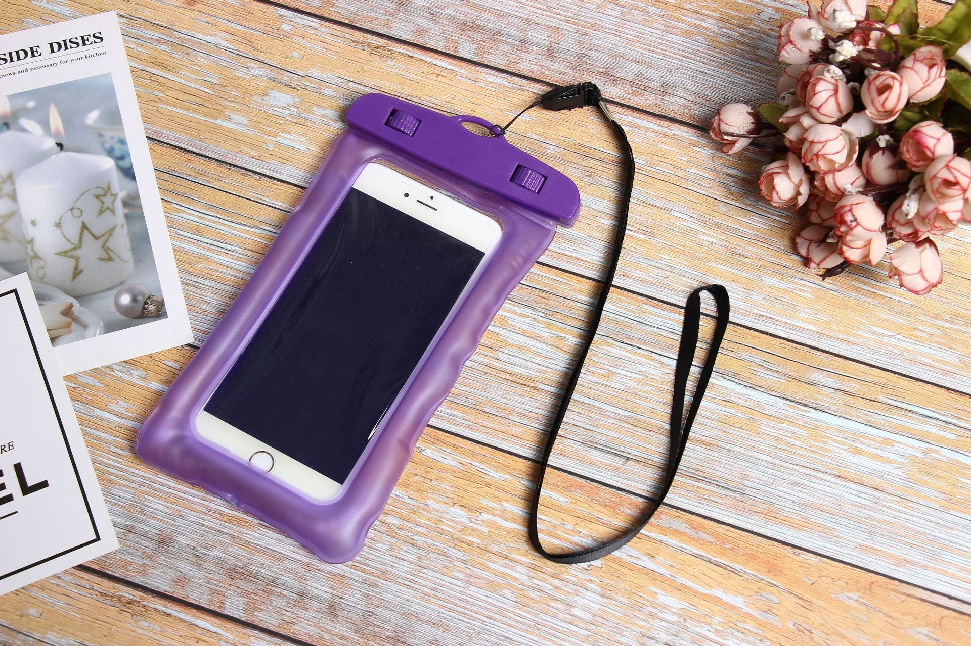 Aerated Waterproof bag Cases PVC Protective Mobile Phone Pouch case Diving Swimming Sports For iphone 12 Mini 11 Pro Max X XS XR