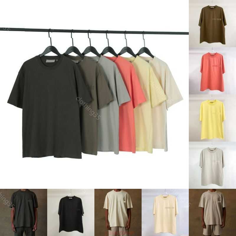 

Luxury Top Craftsmanship Ess Mens t shirts men women Fashion designer tshirt Street Casual fog Short Sleeve FG tees 1977 Cotton stereo printing polos shirt 3-1, 25