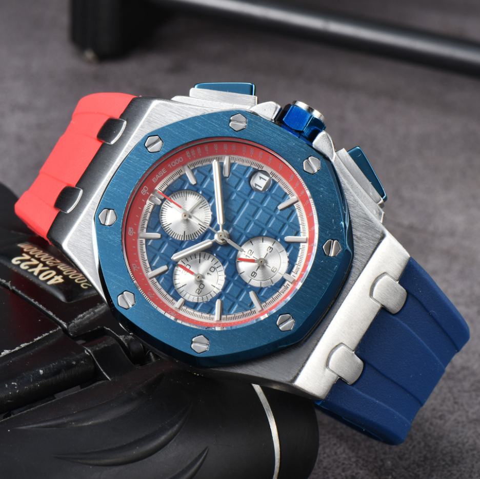 

DESIGNERS watch Mens Quartz Movement Waterproof High Quality Wristwatch Hour Hand Display Metal Strap Simple Luxury Popular Watch, A2