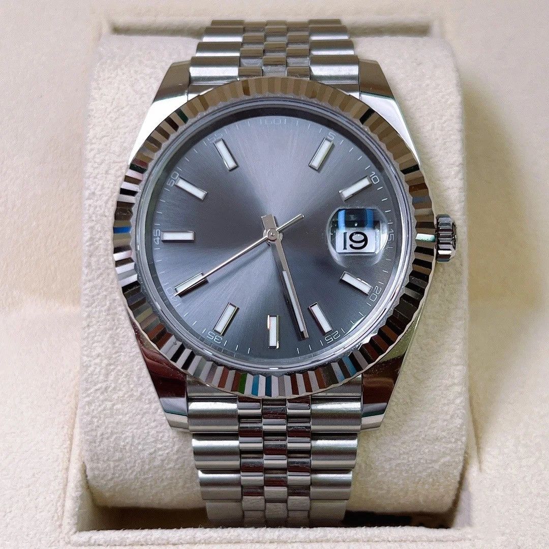 With diamond ladies date watch gold dial sapphire 41mm mens watch automatic mechanism 36mm fashion Date watch 904L stainless steel strap just Wri-image-877114157