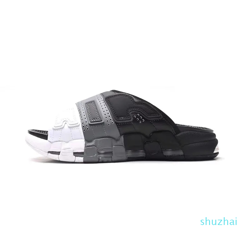 

designer 2023 More Uptempos Slides Sandal Men Women Slippers Black White Red Sports Runners Slipper Sandle mens designer sandals size 36-4, Color#5