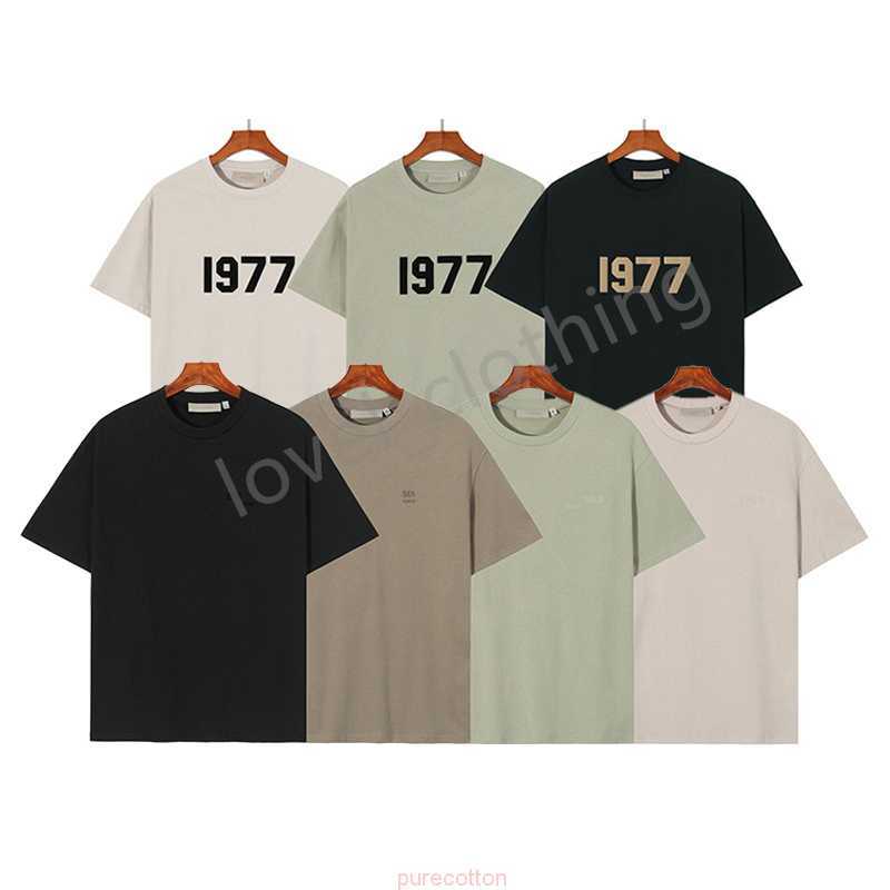 

FOG Designer Tees ESS Mens T-Shirt suit shorts Fashion Summer leisure short sleeves Cottons letter print Brands Luxurys Women Tops Clothing Size S-XL