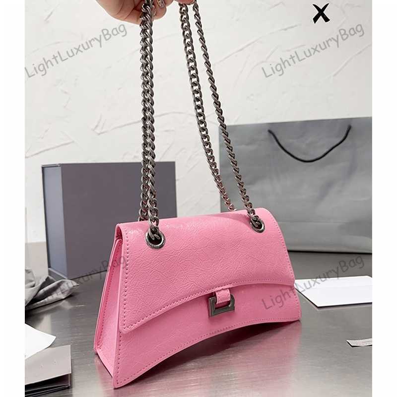 

Pink Top Quality Designer B Brand Classic Bags Fashion Chain Shoulder CrossBody Bag Women Pleated Soft Leather Luxury Handbags Female Purses 230617